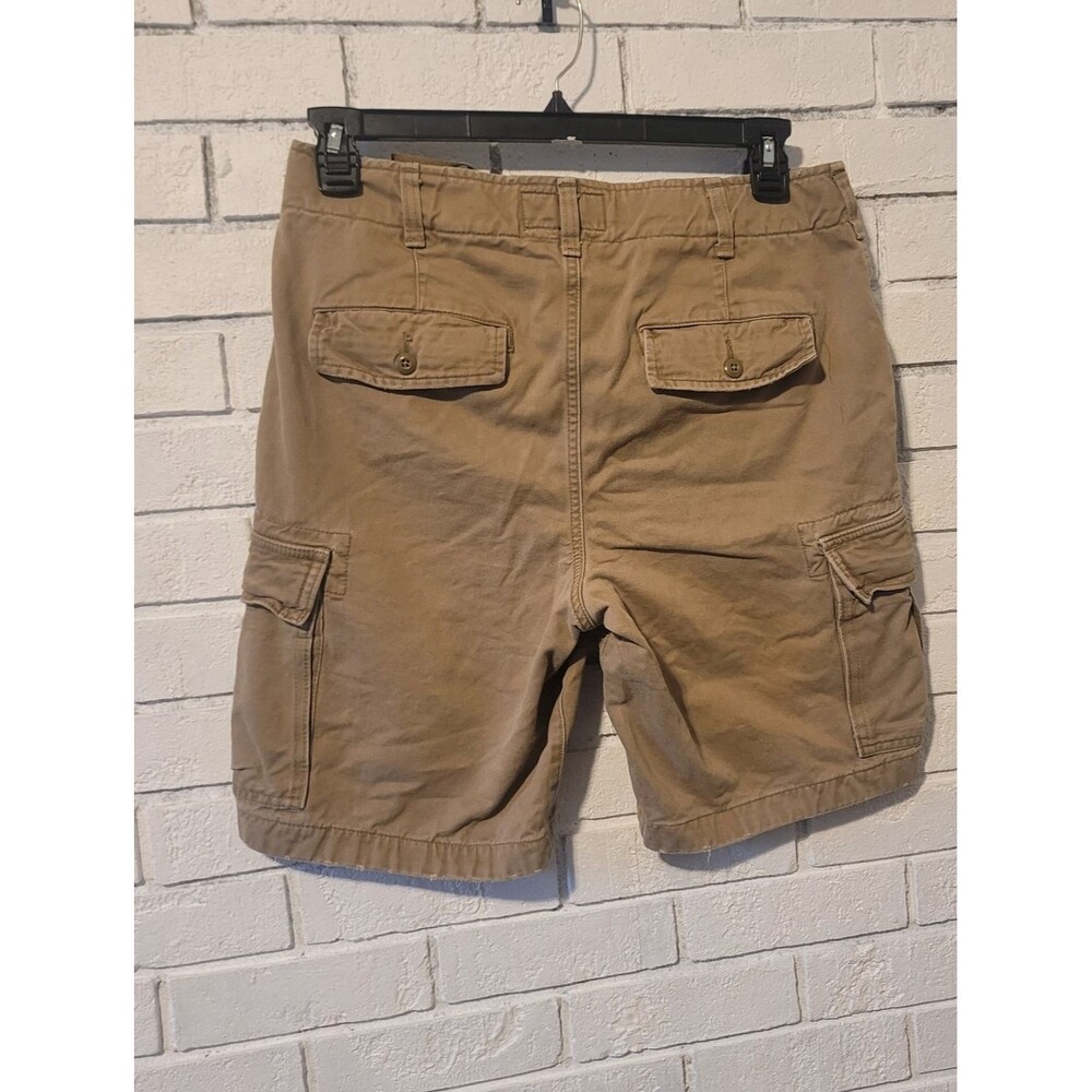 Abercrombie & Fitch Men's Classic Khaki Cargo Shorts - Size 30 - Picture 2 of 8